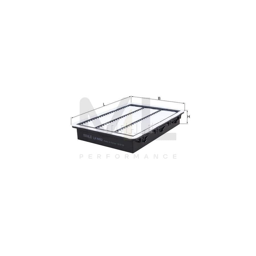 MAHLE ORIGINAL LX 4492 Air Filter Filter Insert | ML Performance Car Parts