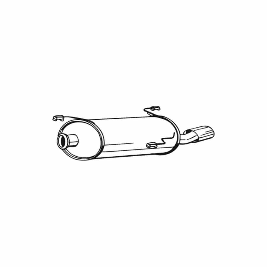 Bosal 190-693 Rear Silencer for Peugeot 306 Hatchback