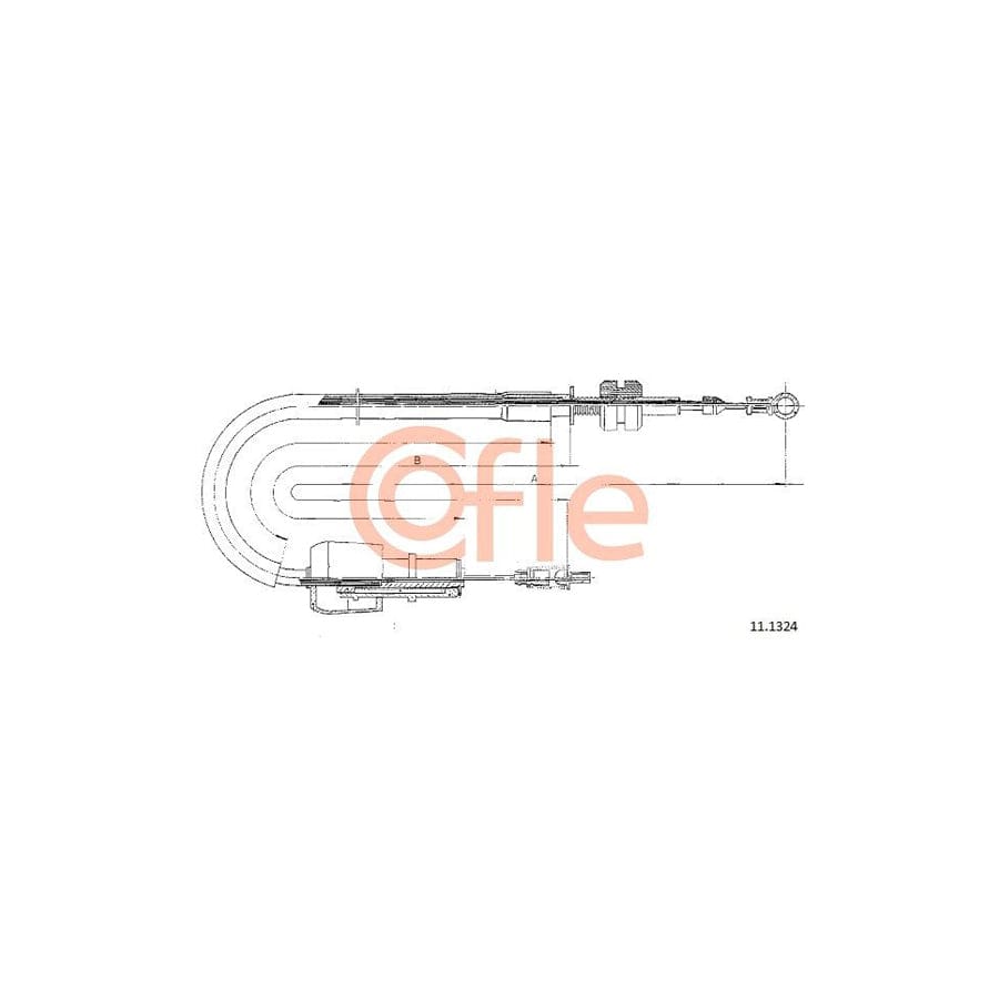 COFLE 11.1324 Throttle Cable