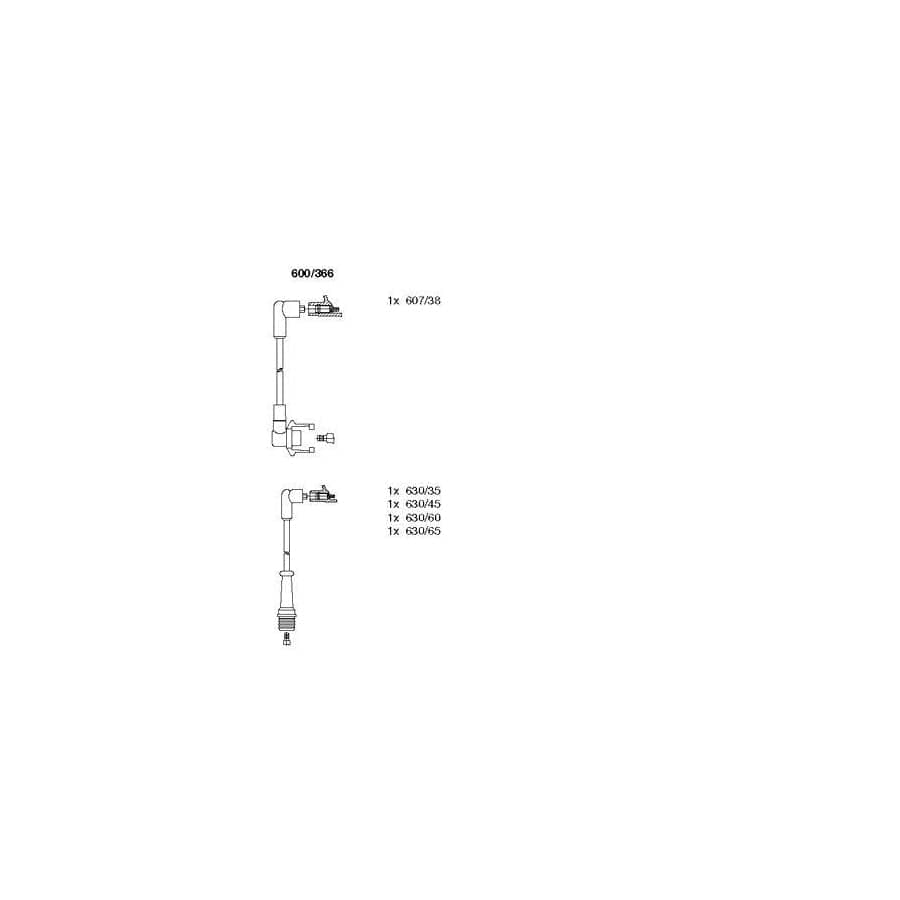 Bremi 600/366 Ignition Cable Kit