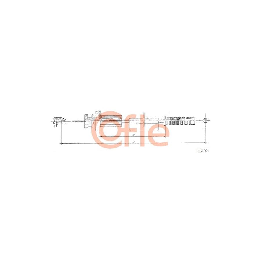 COFLE 11.192 Throttle Cable