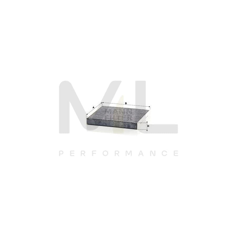 MANN-FILTER CUK 2648 Pollen filter Activated Carbon Filter