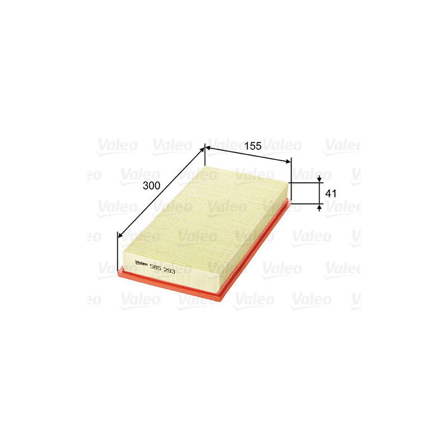 VALEO 585293 Air Filter | ML Performance UK Car Parts