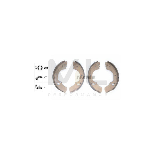 TEXTAR 91063400 Brake Shoe Set without handbrake lever | ML Performance Car Parts