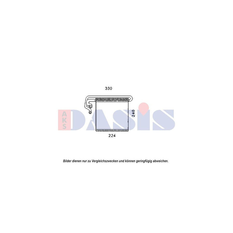 AKS Dasis 820355N Air Conditioning Evaporator for Ford Focus