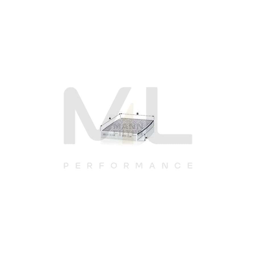 MANN-FILTER CUK 29 008 Pollen filter Activated Carbon Filter