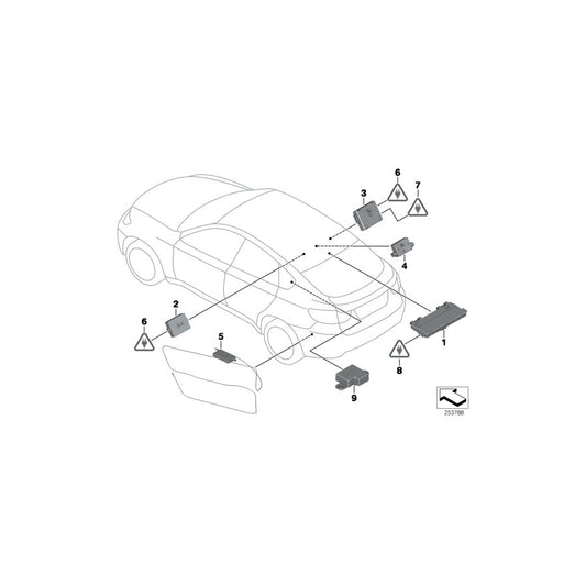 Genuine BMW 65209181305 E71 E72 Suppression Filter LINKS (Inc. Hybrid X6, X6 35iX & X6 M) | ML Performance US Car Parts