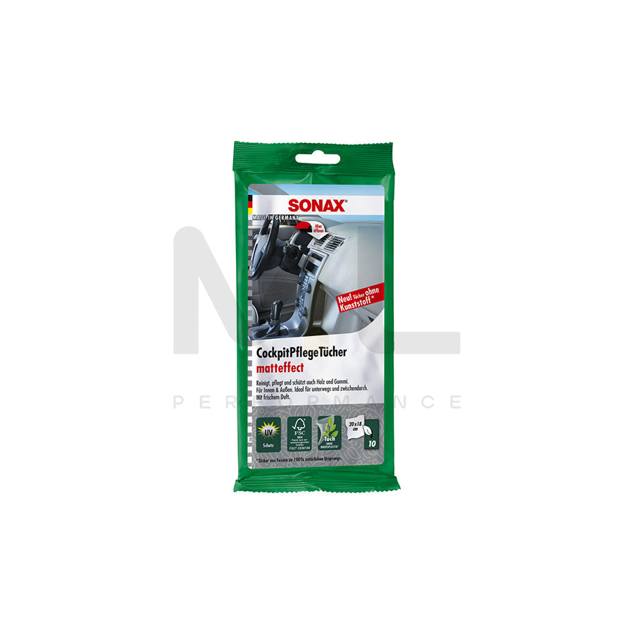 Sonax Plastic Care Wipes matt 10pcs.