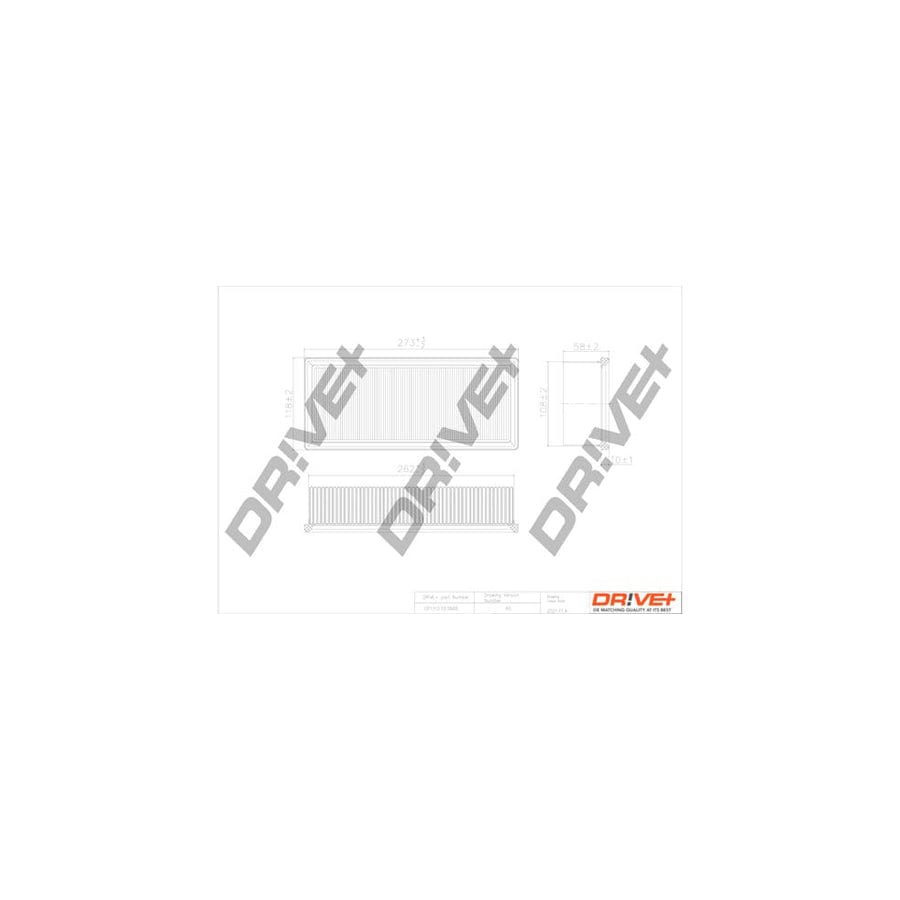 Dr!Ve+ Dp1110.10.0666 Air Filter