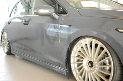 Rieger 00059602 VW Mk8 Golf Side Skirt (GTI, GTD & GTE) 4 | ML Performance UK Car Parts
