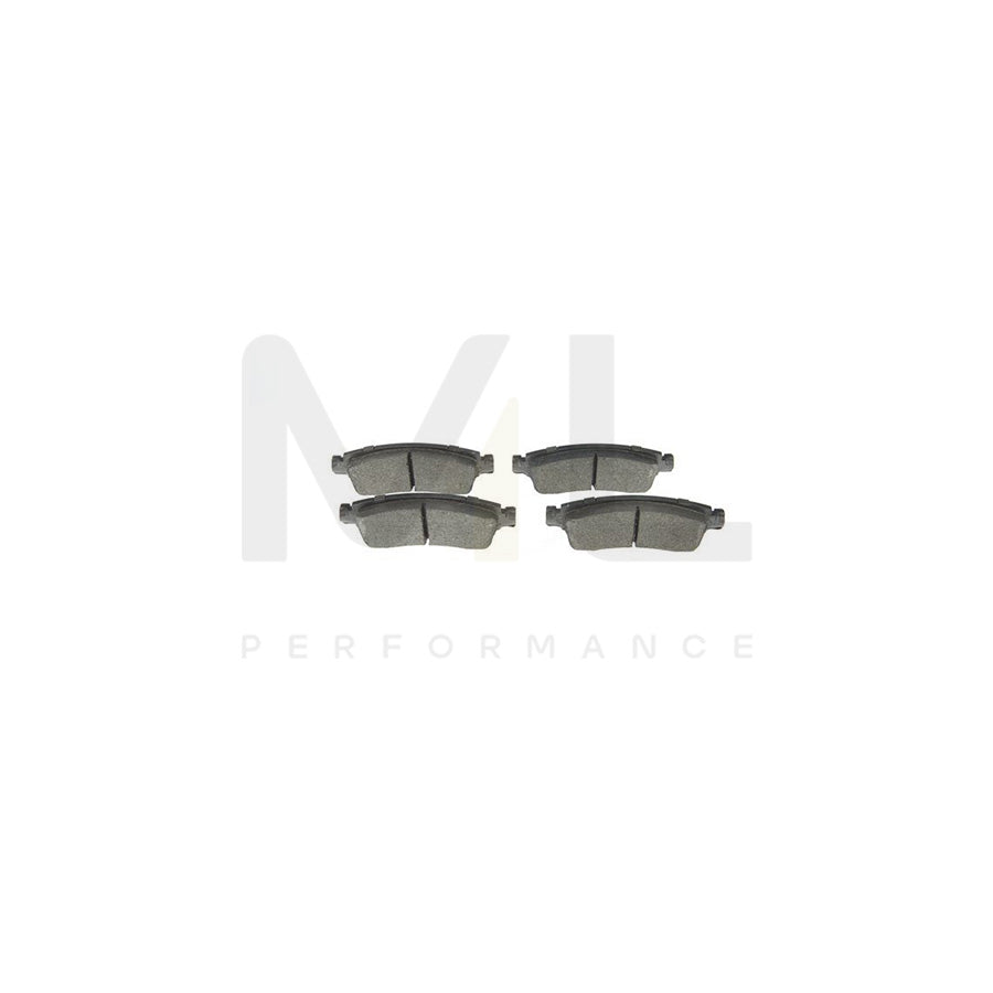 Bosch 0986494858 Brake Pad Set With Acoustic Wear Warning, With Anti-Squeak Plate BP2032 | ML Performance Car Parts