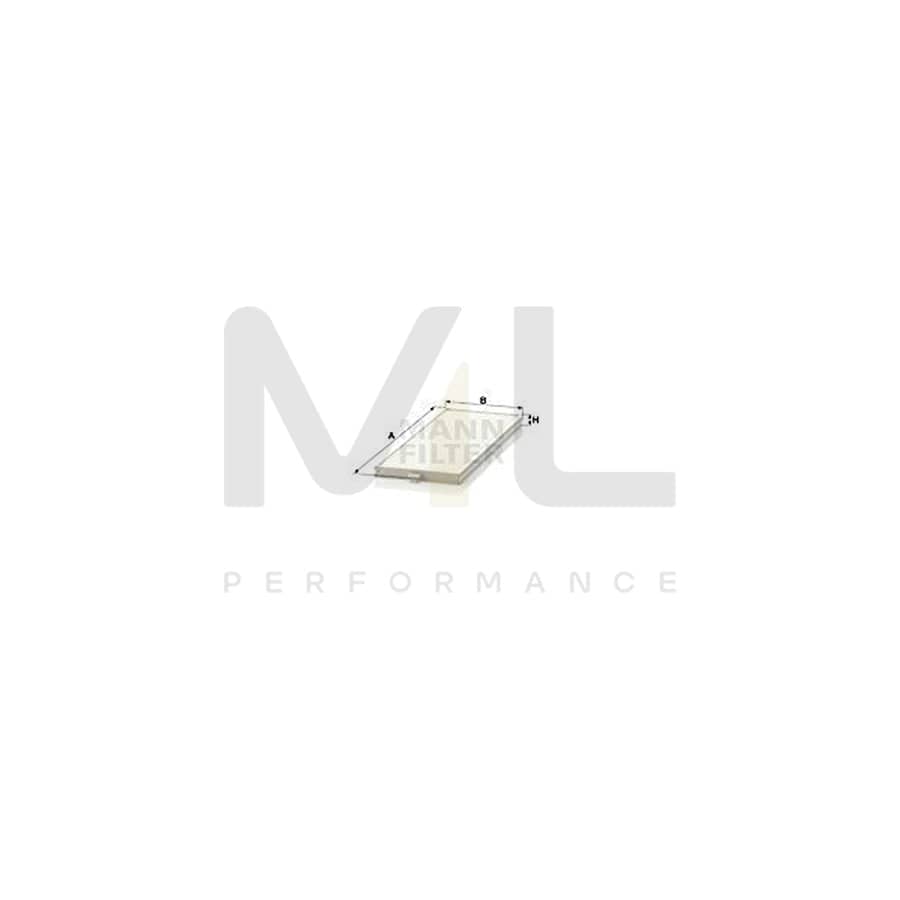 MANN-FILTER CU 2506-2 Pollen filter Particulate Filter