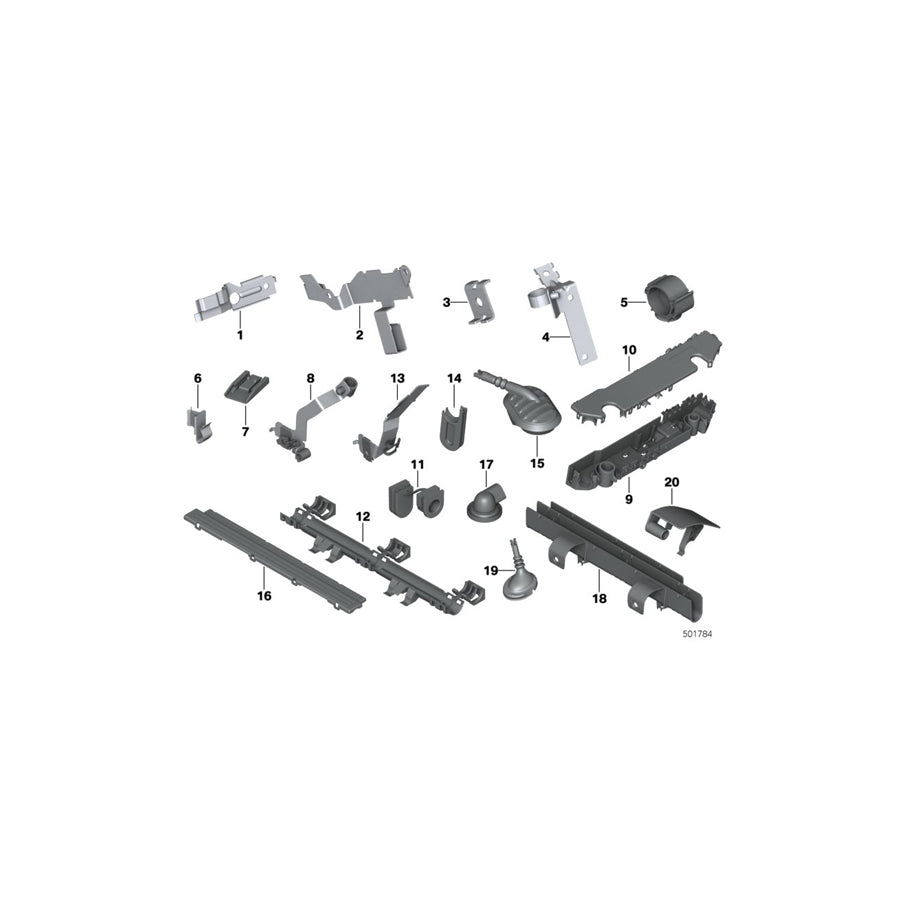 Genuine BMW 12527534364 E85 E65 E86 Spacer Plate (Inc. 530xi, 730Li & 730i) | ML Performance US Car Parts