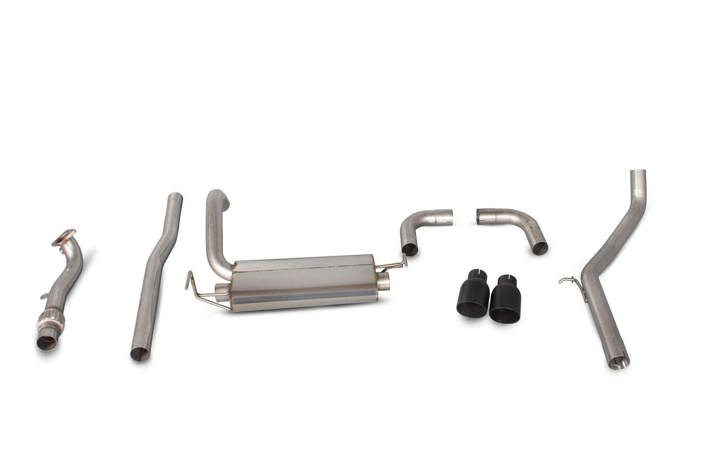 Scorpion SFT005C Fiat 500/595 Abarth Non-Resonated Cat-Back System  | ML Performance US US