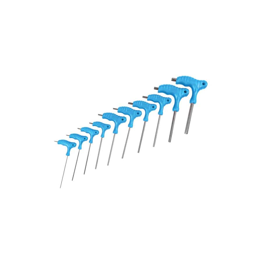 BlueSpot Tools B/S12185 Metric T-Handle Hex Key Set, 10 Piece