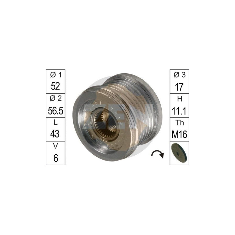 Era ZN5500 Alternator Freewheel Clutch