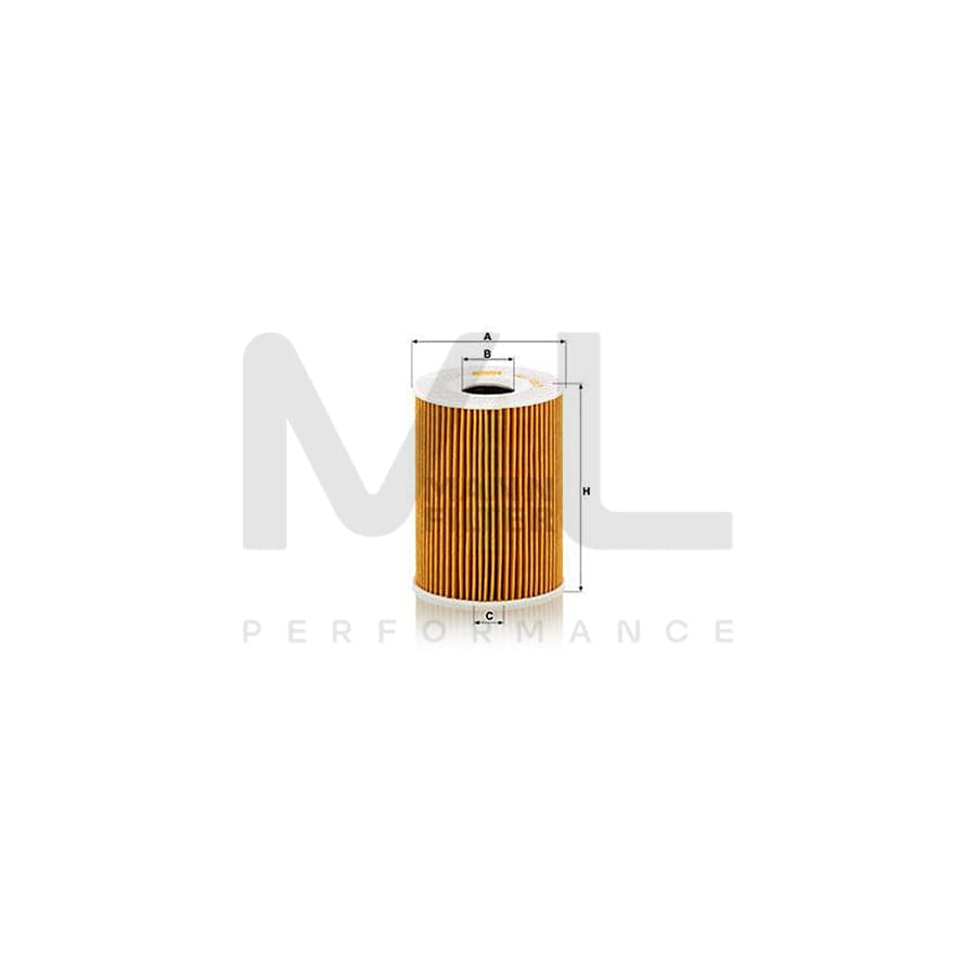 MANN-FILTER HU 926/5 z Oil Filter for BMW 3 Series with seal, Filter Insert