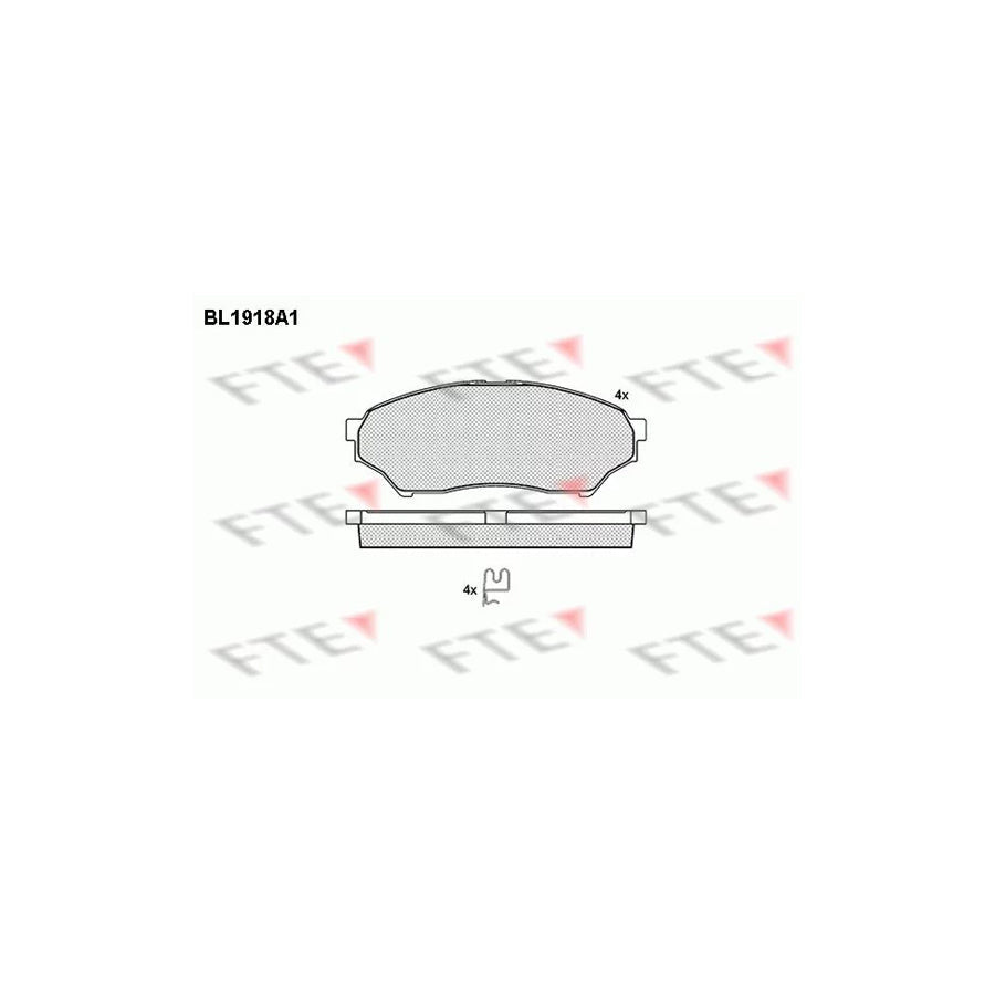FTE Bl1918A1 Brake Pad Set for Mitsubishi Shogun Pinin (V60)