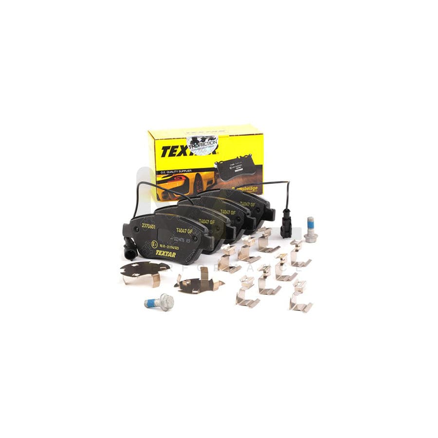 TEXTAR 2370601 Brake pad set with integrated wear warning contact | ML Performance Car Parts