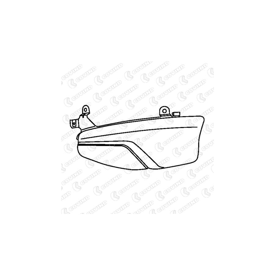 Covind 146/167 Air Deflector, Driver Cab