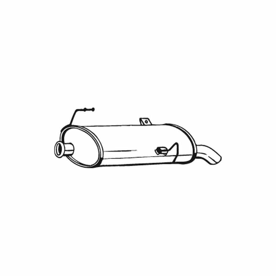 Bosal 190-505 Rear Silencer for Peugeot 206