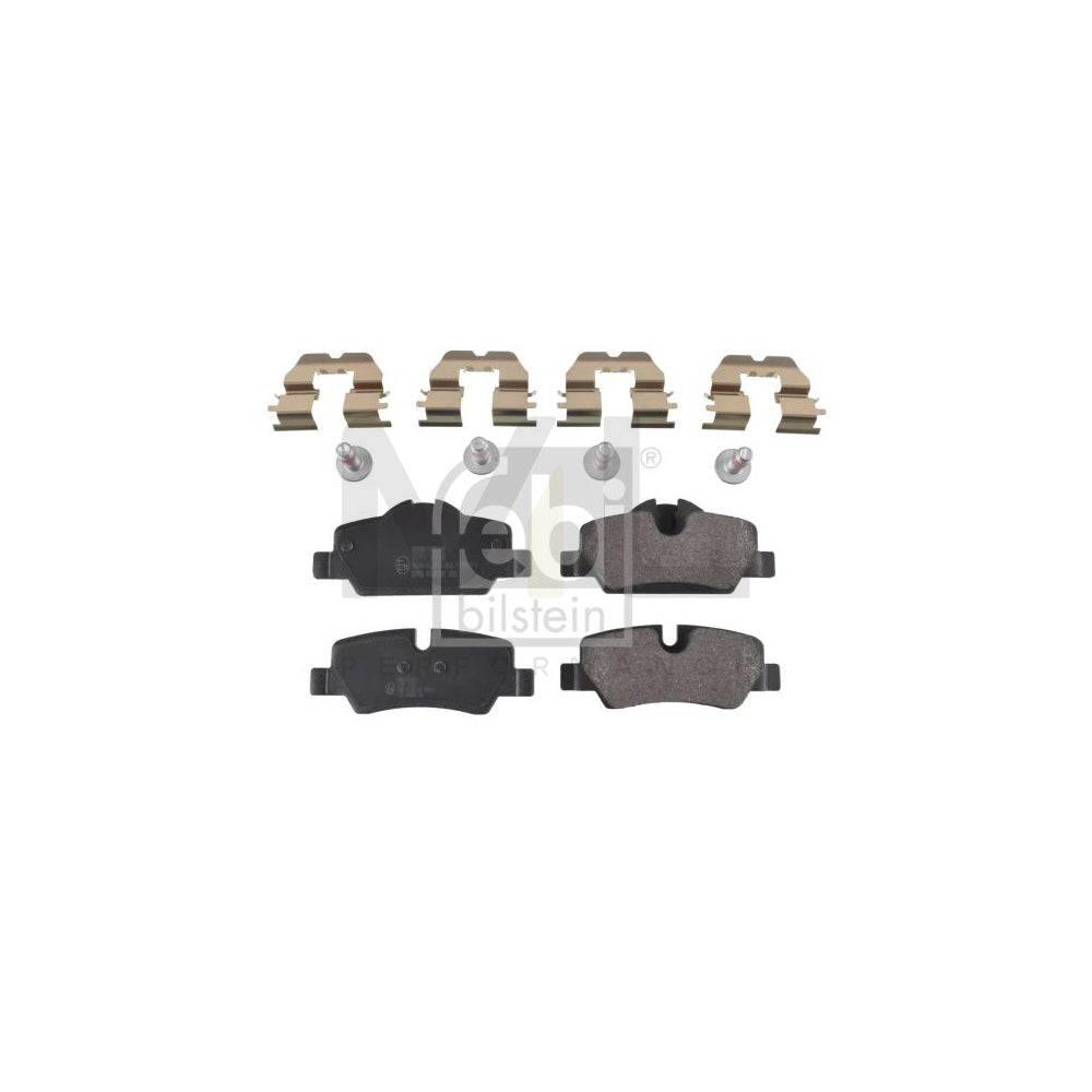 Febi Bilstein 116290 Brake Pad Set Rear Axle, Prepared For Wear Indicator, With Attachment Material