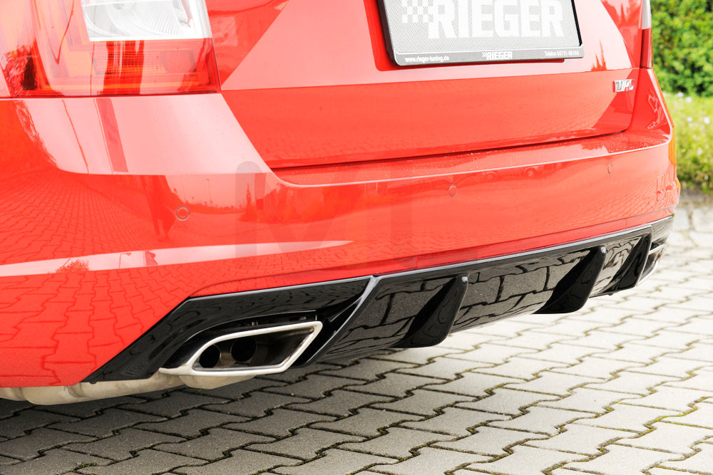 Rieger 00088087 Skoda 5E Octavia RS Rear Diffuser 2 | ML Performance US Car Parts