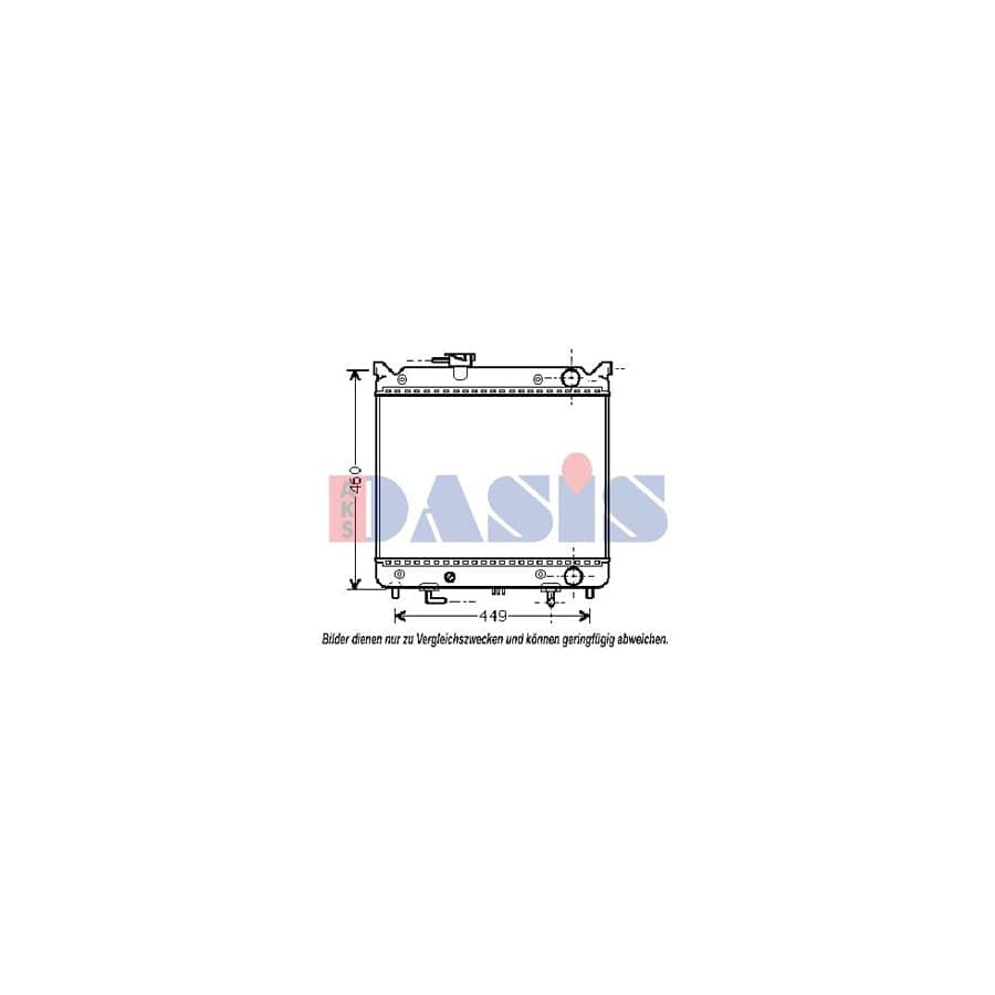 AKS Dasis 320022N Engine Radiator