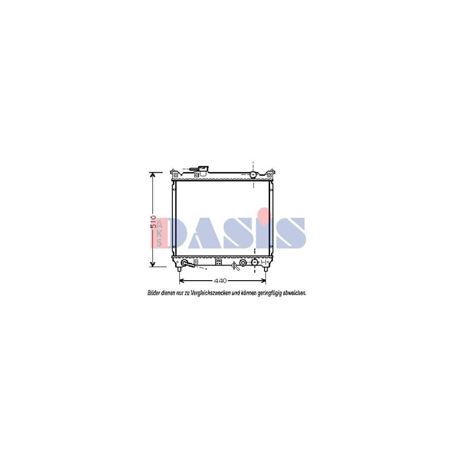 AKS Dasis 320021N Engine Radiator for Suzuki Vitara