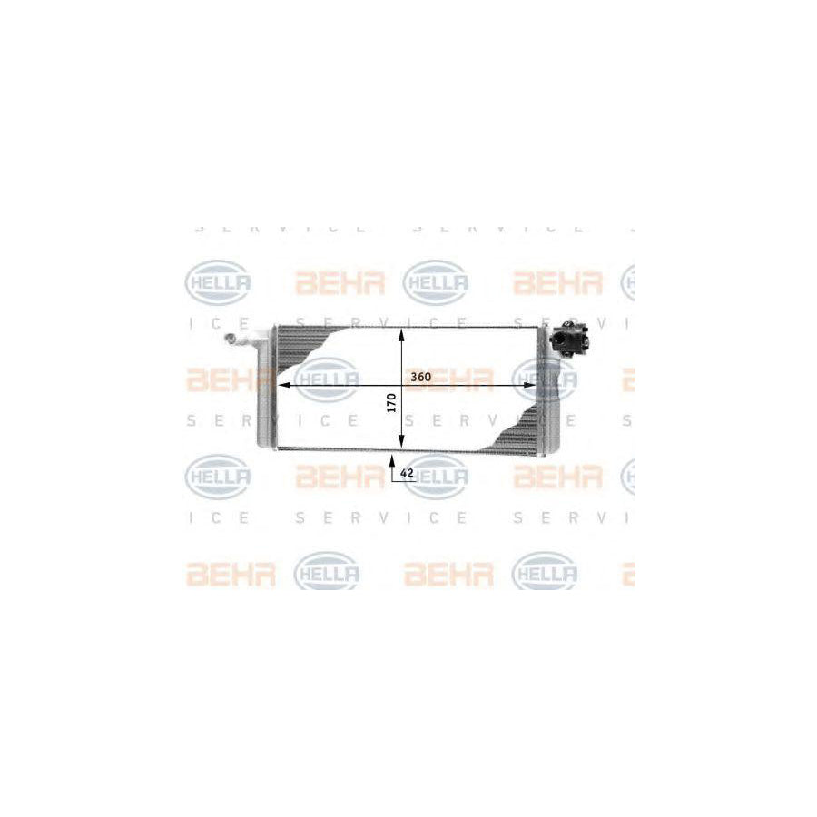 Hella 8FH 351 312-311 Heater Matrix