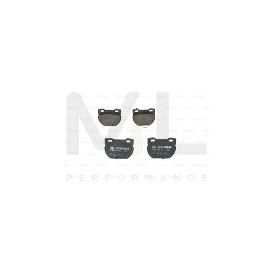 Bosch 0986424827 Brake Pad Set For Land Rover Defender With Anti-Squeak Plate, With Mounting Manual BP965 | ML Performance Car Parts