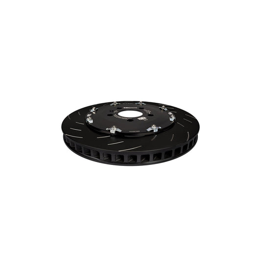 EBC SG2F018 Audi Lamborghini Racing 2 Piece Floating SG Grooved Discs Rear (Complete Assembly) - Brembo Caliper (Inc. R8 & Gallardo) 1 | ML Performance US Car Parts
