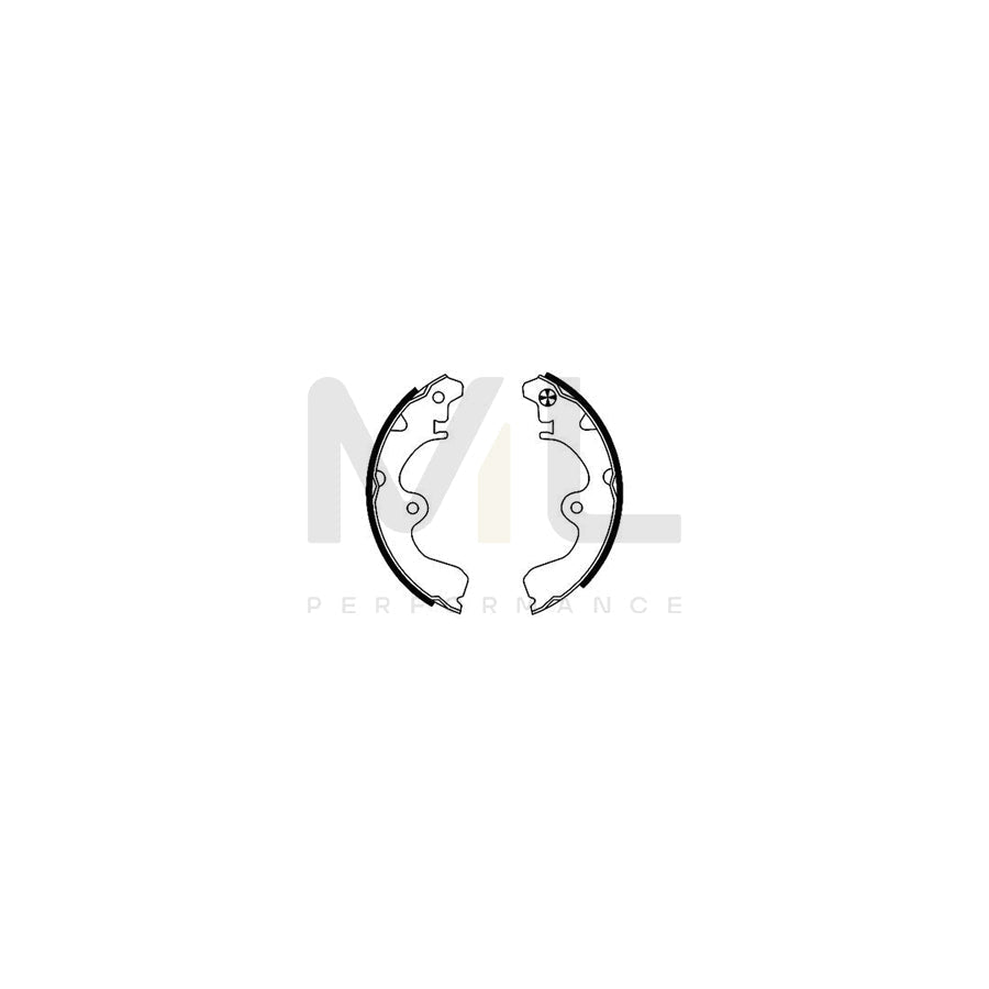 TEXTAR 91046900 Brake Shoe Set without handbrake lever | ML Performance Car Parts