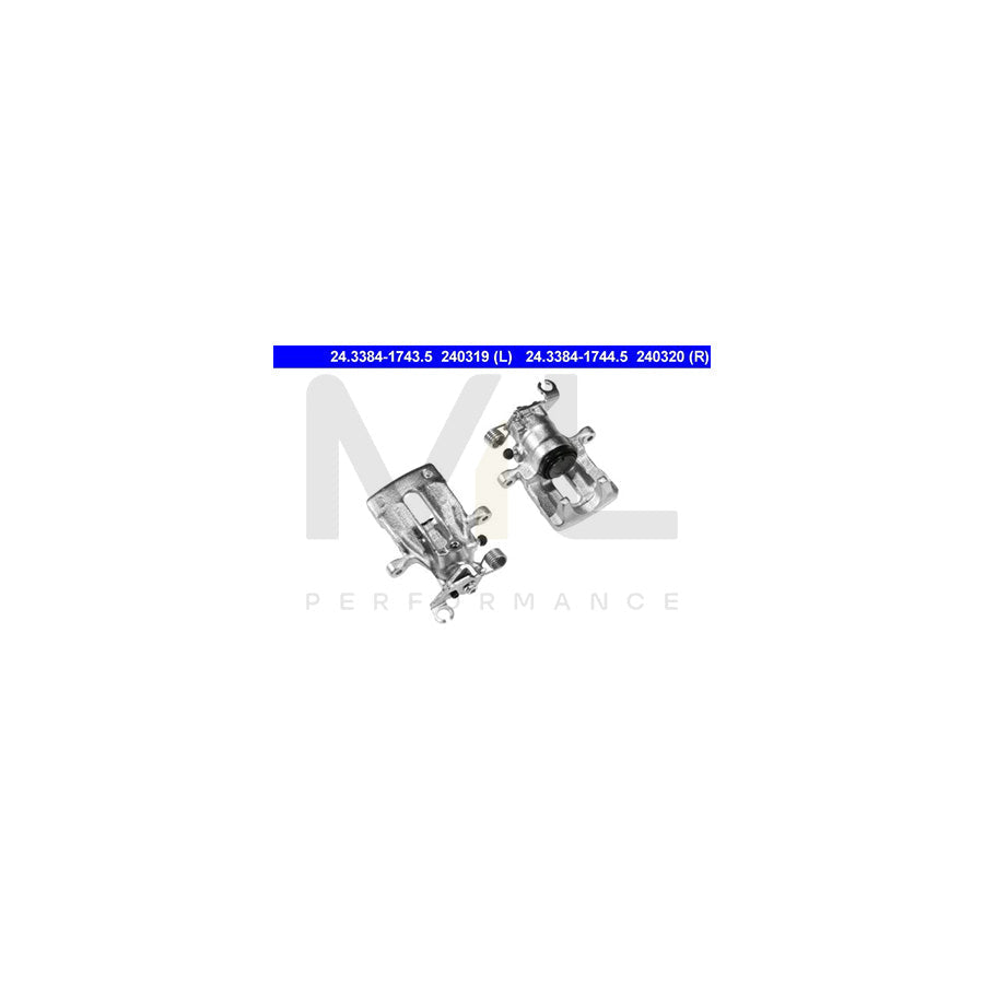 ATE 24.3384-1744.5 Brake Caliper without holder