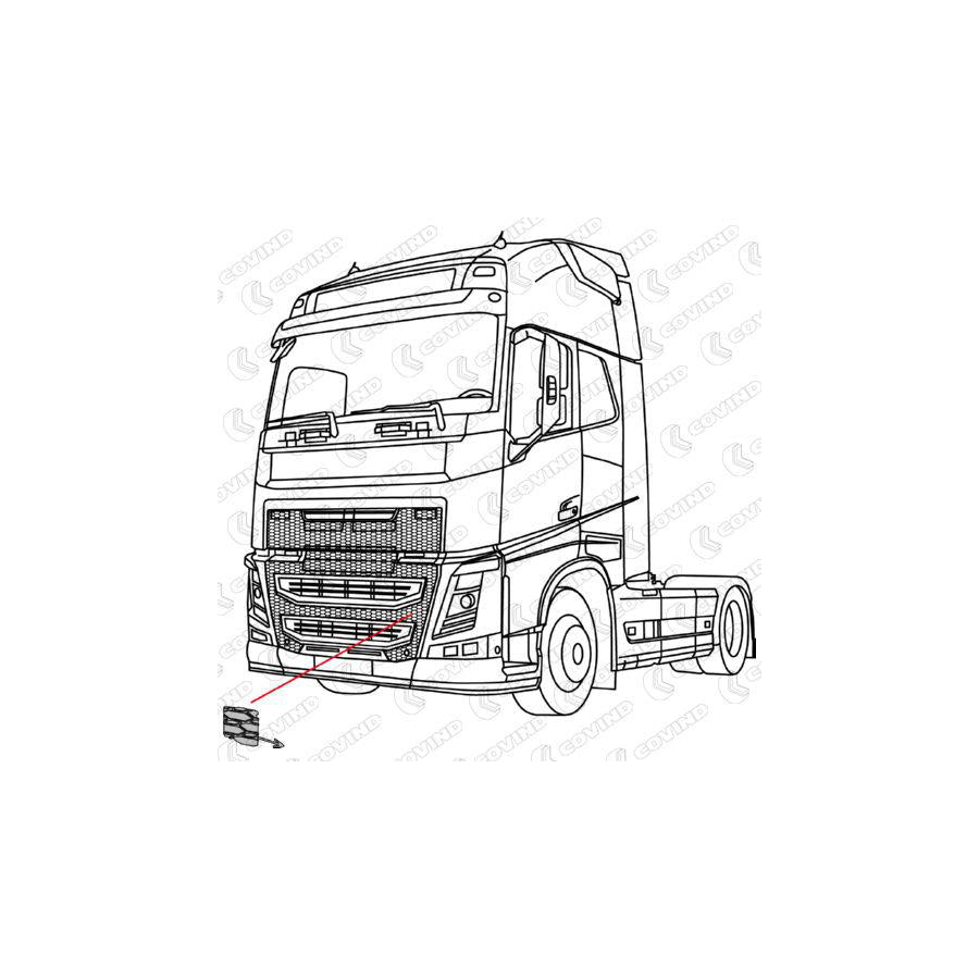 Covind 4Fh/149 Cover, Radiator Grille