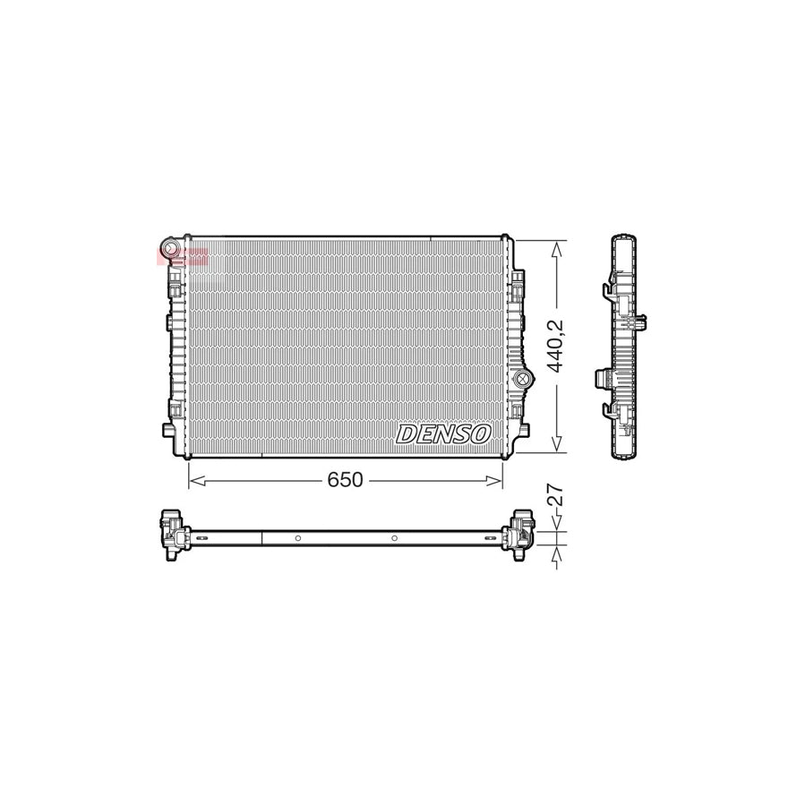 DENSO DRM02046 Engine Radiator