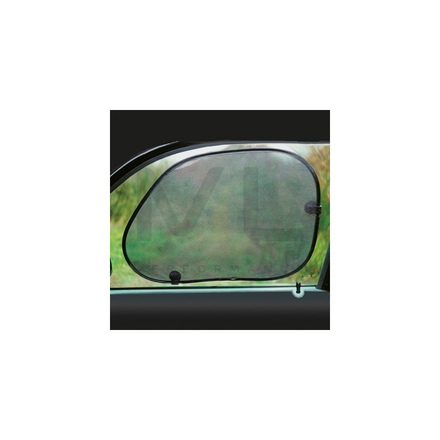 CARPOINT 0510101 Car sun shade Clear/black, Quantity: 2