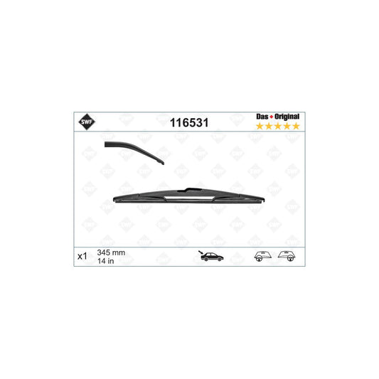 Swf Rear 116531 Wiper Blade | ML Performance US Car Parts