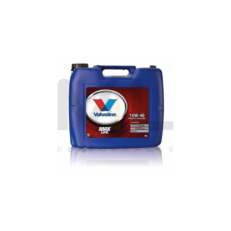 Valvoline MaxLife 10w-40 Engine Oil 20l