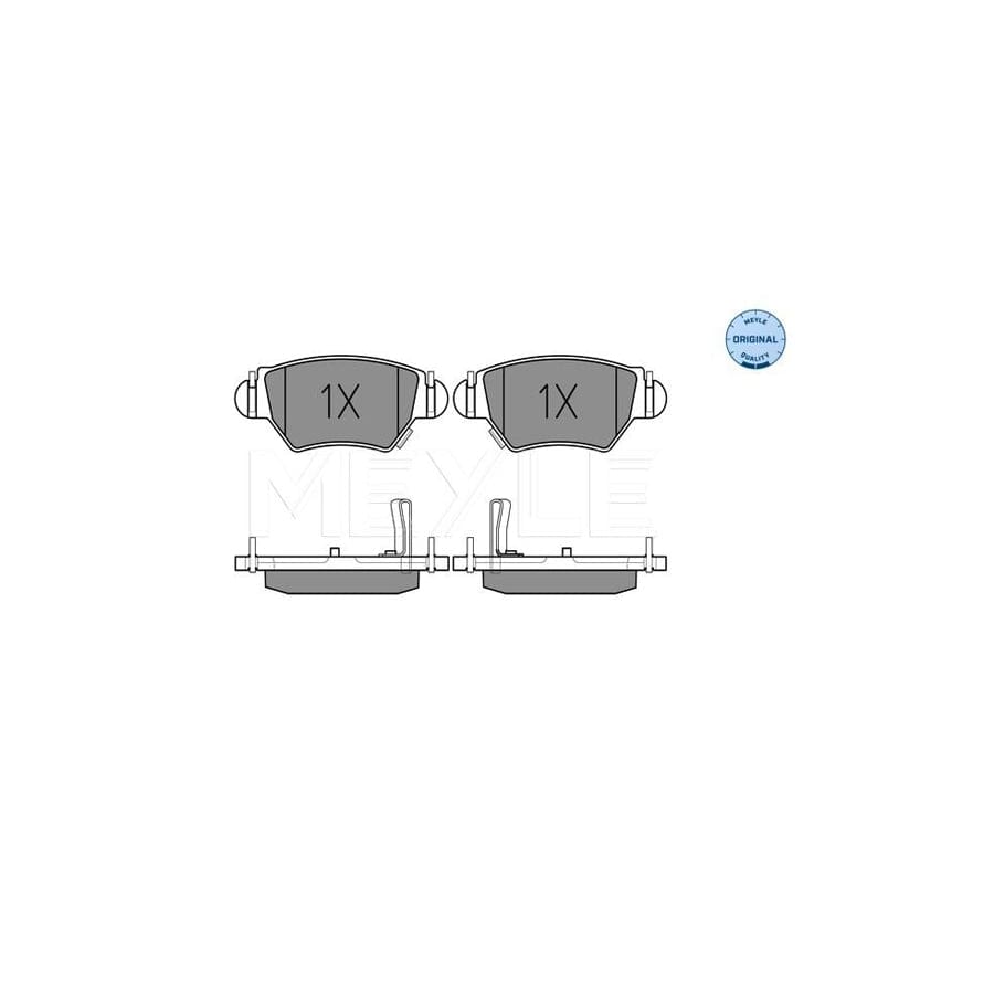 Meyle 025 232 5817/W Brake Pad Set