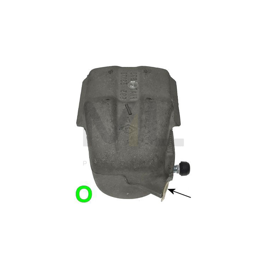 HELLA 8AC 355 387-521 Brake Caliper without holder