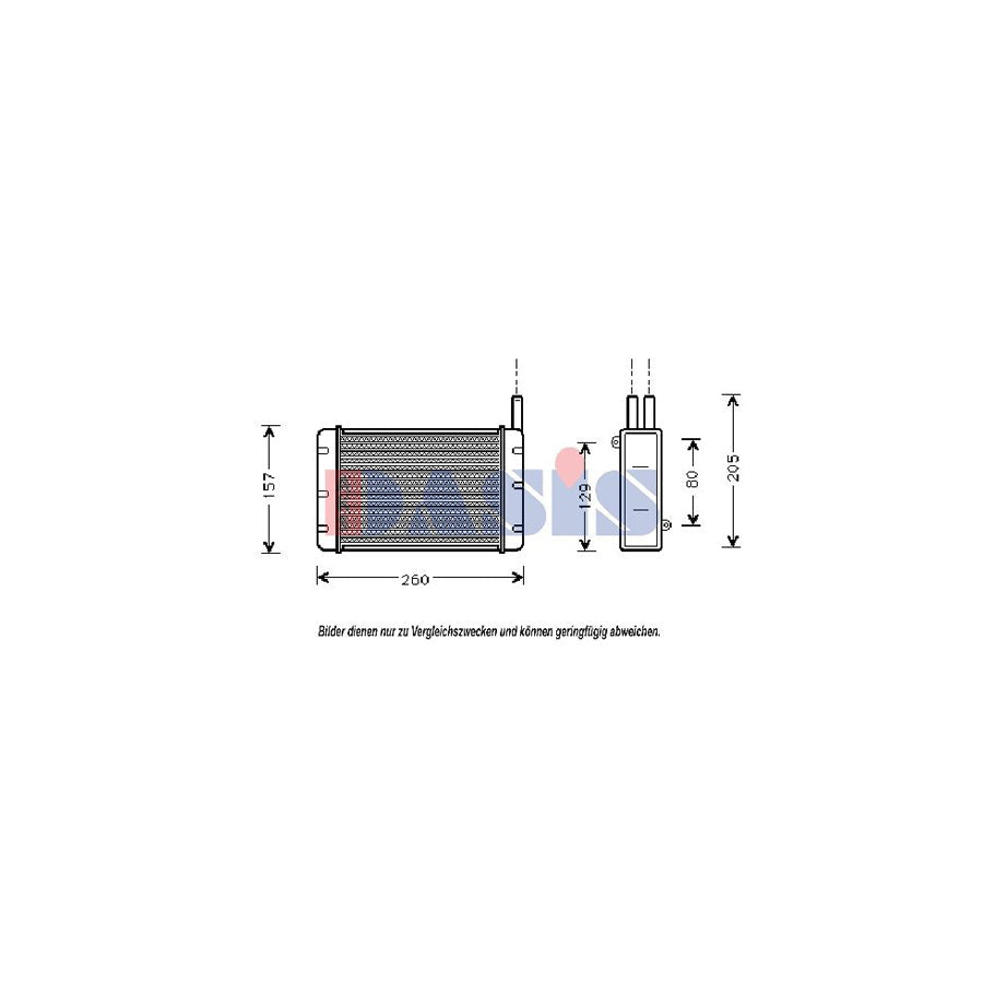 AKS Dasis 029090N Heater Matrix