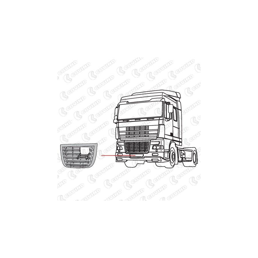 Covind Xf5/150 Radiator Grille