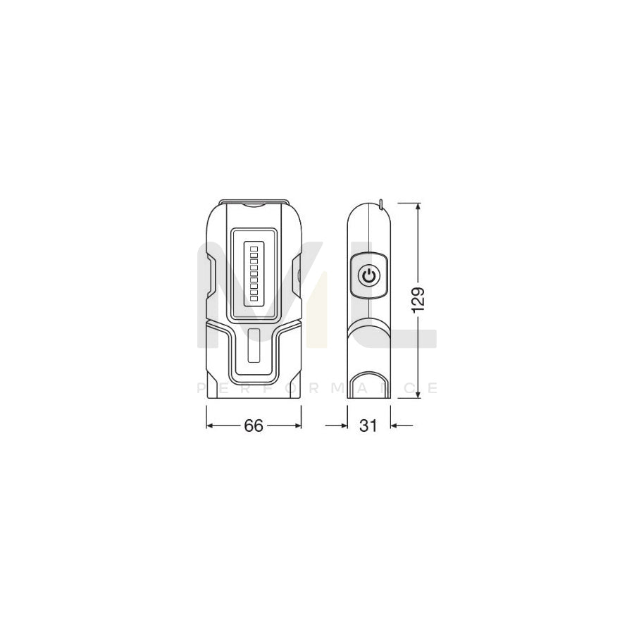 OSRAM LEDIL MN CP 80 Inspection lamp LED 4,5V