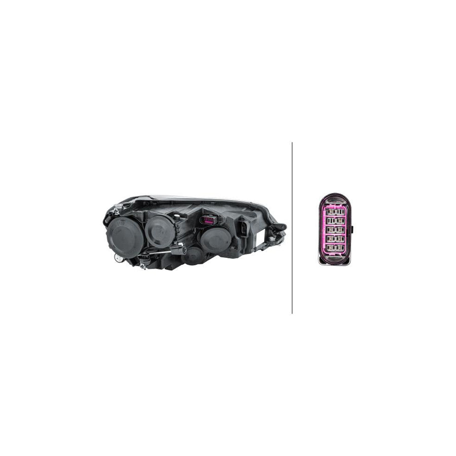 Hella 1EL 011 956-411 Headlight For VW Golf