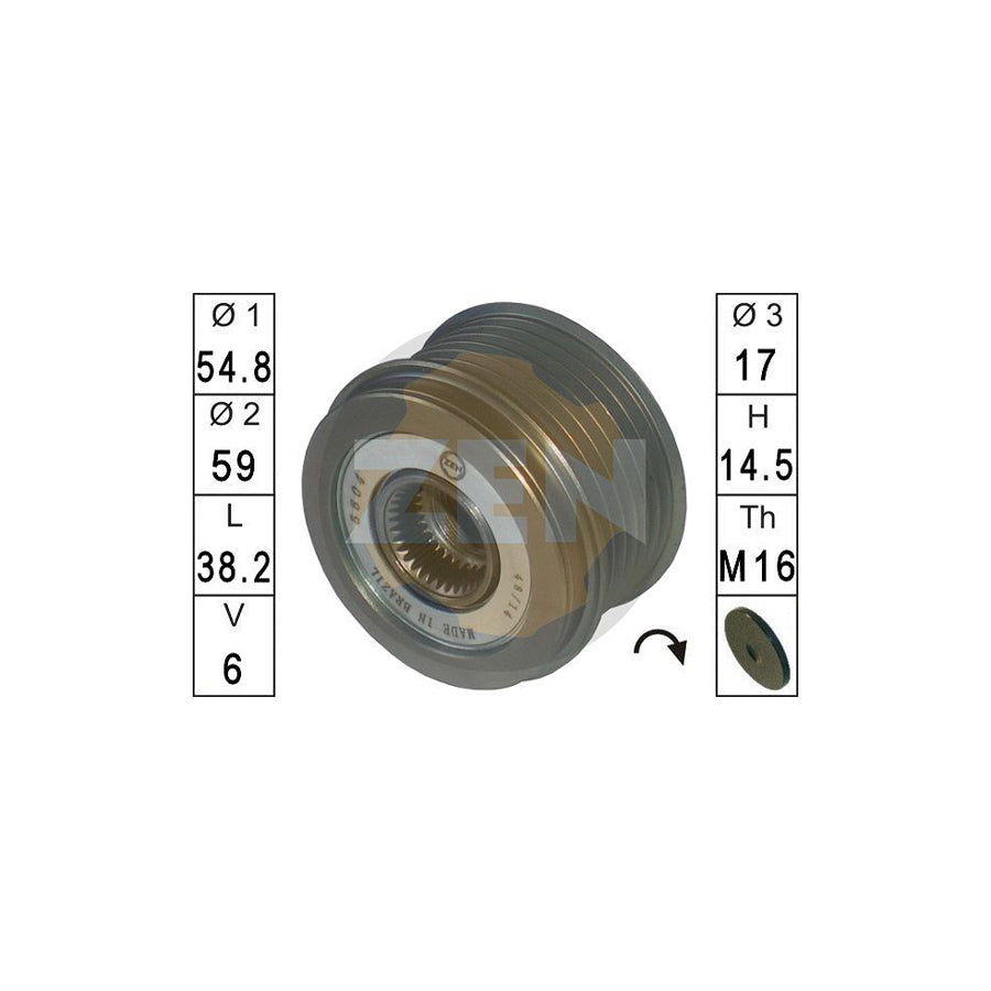 Era ZN5604 Alternator Freewheel Clutch
