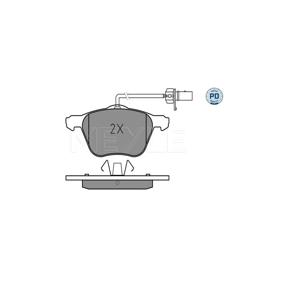 Meyle 025 232 6920/Pd Brake Pad Set