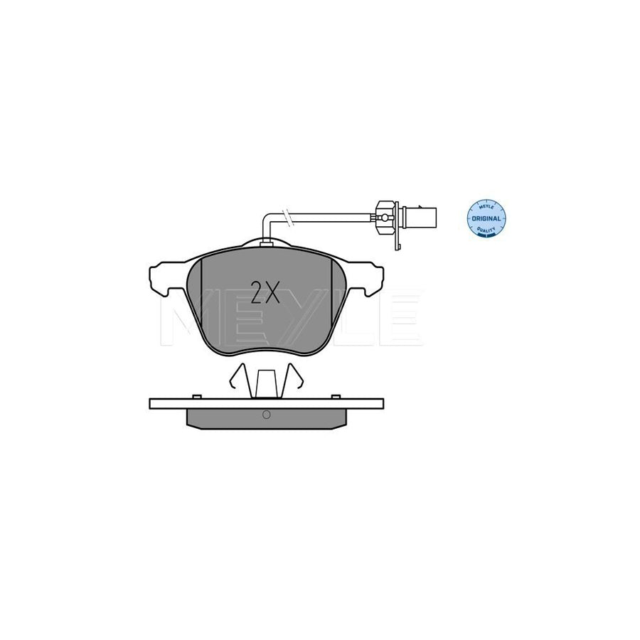 Meyle 025 232 6920/W Brake Pad Set