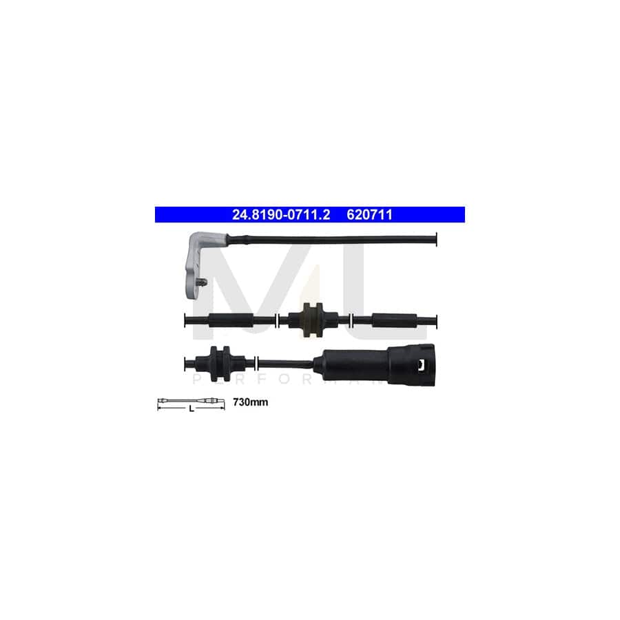 ATE 24.8190-0711.2 Brake pad wear sensor