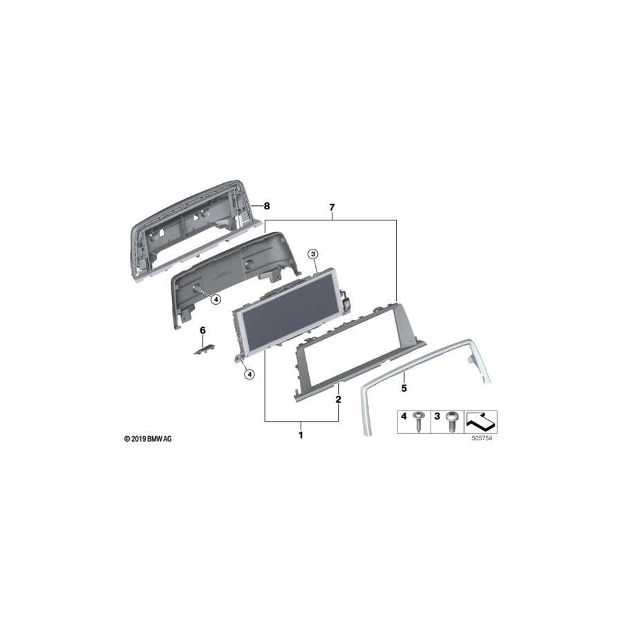 Genuine BMW 65509292448 F12 F13 F06 Set Of Covers 6,5" (Inc. 640iX, 640i & 640d) | ML Performance US Car Parts